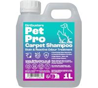 Dirtbusters Pet Pro Carpet Cleaner Shampoo, Stain Remover Cleaning Solution With Odour Neutraliser To Remove Dog & Cat Urine, For Carpet Cleaner Machines, Summer Fresh (1L)