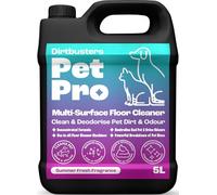 Dirtbusters Pet Pro Multi Surface Floor Cleaner Solution With Deodoriser, Pet Stain & Odour Remover For Hard Floor Cleaning Machines & Mop (5L)
