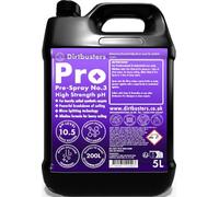 Dirtbusters Pro Carpet Cleaner Shampoo Pre Spray No.3 Treatment For Synthetic Carpets High Ph 10.5 (5L)