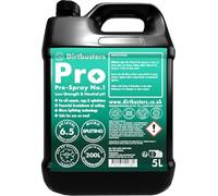 Dirtbusters professional prespray number 1 solution carpet & upholstery cleaner. Neutral ph for safe cleaning of wool natural fabrics & rugs