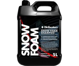 Dirtbusters Snow Foam Car Shampoo And Wax, Powerful Thick Foam Pre Wash Car Cleaner, Non Caustic & Safe Suitable For Cleaning All Vehicle Exteriors, Vanilla (5L)