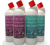 Dirtbusters Toilet Macerator Cleaner & Descaler, Deep Cleaning With Limescale Remover, Safe To Use With Pump Units, Toilets, Septic Tanks, Macerators & Urinals, Berry & Ocean Fresh (4x1L)