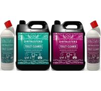 Dirtbusters Toilet Macerator Cleaner & Descaler, Deep Cleaning With Limescale Remover, Safe To Use With Pump Units, Toilets, Septic Tanks, Macerators & Urinals, Berry & Ocean Fresh (12L)