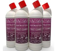 Dirtbusters Toilet Macerator Cleaner & Descaler, Deep Cleaning With Limescale Remover, Safe To Use With Pump Units, Toilets, Septic Tanks, Macerators & Urinals, Berry Fresh (4x1L)