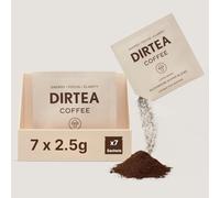 DIRTEA Coffee with Organic Lion's Mane, Vitamin B Complex, Maca & Ashwagandha - 100% Arabica Beans with B6, B12 & Folic Acid - 1,000mg per Serving - 2.5g per sachet - 7 Sachets
