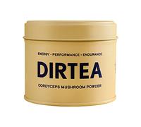 Dirtea Cordyceps Mushroom Powder for Energy, Performance & Endurance, 1 Tin of Mushroom Powder, 60g, Containing 30 Servings