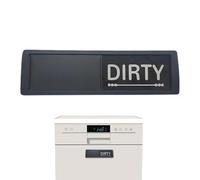 Dirty and Clean Dishwasher Magnet | Stainless Steel Magnetic for Clean and Dirty Dishwashers | Shutter only changes when you push it, sign and scratch free for