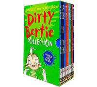 Dirty Bertie 10 Book Box Set with CDs by David Roberts (Zombie!, Pirate!, Rats!, Fame! & More)