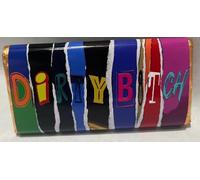 Dirty Bitch, themed, rude Novelty Chocolate Bar gift. For Birthdays, Christmas, Valentines, Easter, Mothers Day & Fathers Day (One Size, Milk Chocolate)