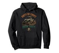 Dirty By Choice Riding Dirty Woman Muddy Off-Road Pullover Hoodie