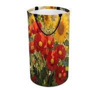 Dirty Clothes Basket Extra Large 110l Open Top Laundry Hamper With Portable Carry Handles, Foldable Waterproof Clothes Basket Spacious Laundry Bag For Bedroom Bathroom Laundry Room Dorm