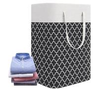 Dirty Clothes Hamper - Large Laundry Hamper | Folding Laundry Basket with Handle | 75L Upright Dirty Clothes Storage Hamper | aundry Storage Box for Lâundry Room, Bedroom, Dorm, Hotel