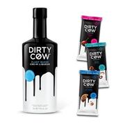 Dirty Cow Date Night Gift Set - Sooo Original Cre*m Liqueur (70cl) + 3 Chocolate Bars (3 x 80g) | Dairy-Free, Plant-Based & Vegan | Award-Winning