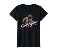 Dirty Dancing Johhny & Frances Iconic Dance Scene T-Shirt, Women, Black, Medium