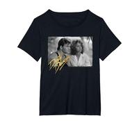 Dirty Dancing Johnny & Frances Photo T-Shirt, Women's Plus, Black, 2X