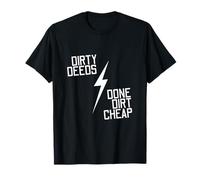 Dirty Deeds Done Dirt Cheap Rock Music T-Shirt