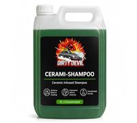 DIRTY DEVIL Cerami-Shampoo Ceramic Car Shampoo, Concentrated High Gloss Car Wash Shampoo, Enhances Slickness & Water Beading, Suitable for Ceramic Coated Vehicles