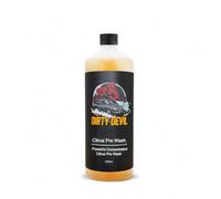 DIRTY DEVIL Citrus Pre Wash - Powerful Citrus Pre Wash - Cuts Through Dirt, Bugs & Road Grime -Safe on All Surfaces - Powerful Degreaser for Paint, Plastic & Wheels (1L)