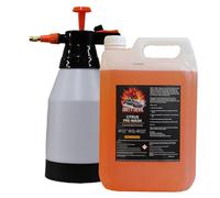 DIRTY DEVIL Concentrated Citrus Pre Wash 5L + 1.5L Pressure Sprayer - Powerful Pre Wash - Cuts Through Dirt, Bugs & Road Grime -Safe on All Surfaces - Powerful Degreaser for Paint, Plastic & Wheels