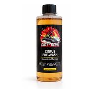 DIRTY DEVIL Concentrated Citrus Pre Wash - Powerful Pre Wash - Cuts Through Dirt, Bugs & Road Grime -Safe on All Surfaces - Powerful Degreaser for Paint, Plastic & Wheels (500 ml)