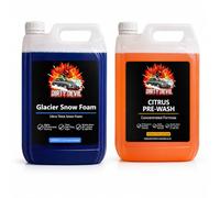 DIRTY DEVIL Pre Wash Kit - Concentrated Citrus Pre Wash 5L & Glacier Snow Foam 5L - Ultimate Pre Wash Car Care Kit