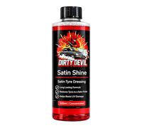 DIRTY DEVIL Satin Shine Tyre Dressing 500ml- Professional Satin Tyre Dressing & Restorer - Protects Against Cracking & Fading with UV Protection - Quick Curing Formula for a Factory Finish