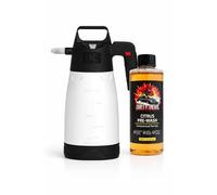 DIRTY DEVIL Ultra Concentrated Citrus Pre Wash 500ml + IK MULTI PRO 2 Pressure Sprayer - Powerful Pre Wash - Cuts Through Dirt, Bugs & Road Grime -Safe on All Surfaces 500ml