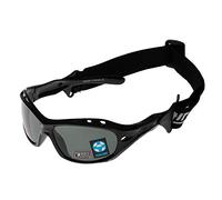 Dirty Dog 53397 Black Dd Wetglass Curl Ii Float Wrap Sunglasses Polarised Fishing, Lens Category 3 Size 62mm