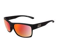 Furnace Polarised Sunglasses in Satin Black/Grey & Red Fusion