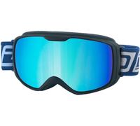 Dirty Dog Atom Goggles, M Light Matte Grey Frame/Blue Mirror Lens