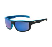 Dirty Dog AXLE - Satin Black/Crystal Blue with Blue Mirror Lens - 63