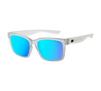 Dirty Dog GOAT - Satin Crystal Clear with Polarized Ice Blue Mirror Lens - 63