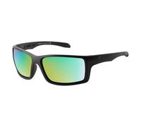 Dirty Dog KNUCKLE - Satin Black with Polarized Green Revo Lens - 64