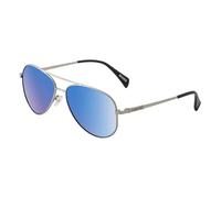 Dirty Dog MAVERICK - Silver with Polarized Blue Mirror Lens - 58