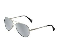 Dirty Dog MAVERICK - Silver with Silver Mirror Lens - 58