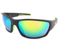 Dirty Dog Men Black Plastic 'Chain' 58070 Wrap Sunglasses One Size