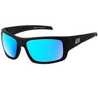 Dirty Dog Mens Stray Satin Sunglasses - Black/Ice Blue