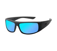 Dirty Dog SHARKY - Satin Black with Polarized Ice Blue Lens - 63
