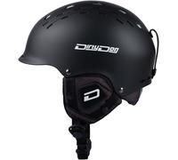 Dirty Dog Solar Ski/Snowboard Helmet, L Matte Black