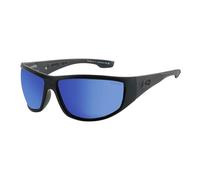 Dirty Dog VAMPIRE - Satin Black with Polarized Blue Mirror Lens - 72