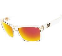 Dirty Dog Vendetta 53329 Mens Sunglasses Crystal / Red Mirror Polarised