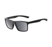 Dirty Dog VOLCANO - Satin Black with Polarized Smoke Lens - 57