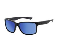 Dirty Dog YOLO - Satin Black with Polarized Blue Mirror Lens - 59