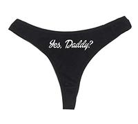 Dirty Girl Undies Yes, Daddy? Women's High Rise Sexy Thong, Dirty Undies!
