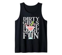 Dirty Girls Have More Fun Martini Time Party Olives Matching Tank Top