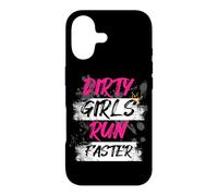 Dirty Girls Run Faster Muddy Race Mud Run Mud Run Case for iPhone 17