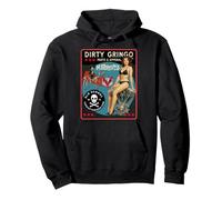 Dirty Gringo Old School Pinup Motorcycle Engine Biker Design Pullover Hoodie
