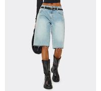 Dirty-Habits Logo Detail Mid Calf Platform Boot In Black Faux Leather, Women's Size UK 6