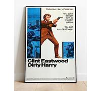 Dirty Harry Clint Eastwood Promo Film Movie Poster : 36"x24" (Slightly Larger Than A1) : Vintage Retro Repro