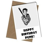 DIRTY HARRY - HAPPY BIRTHDAY PUNK - DESIGN 2 - A5 Birthday Card | Envelope Included | Blank Inside | Unique Design | Personalised Free of Charge